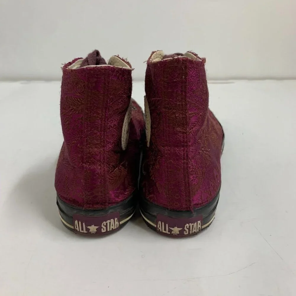 Converse Adults Unisex Embroidered Brocade High Top Lace Up Sneakers SZ 9M/11W - Picture 4 of 12